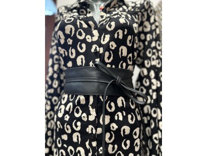 Zavinovací pásek - černý