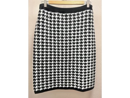 Pletená sukně kohoutí stopa