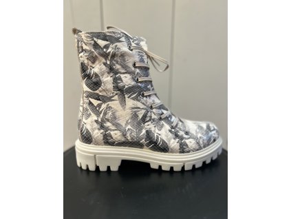 Zimní kožená obuv se vzorem