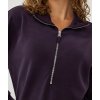 Mikina modal  se zipem - lilková