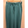 Široké kalhoty z modalu - smaragdové