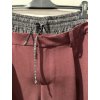Vínové kalhoty s dvojitým pasem