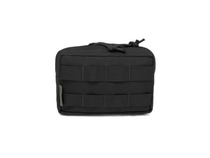 WARRIOR malá horizontální kapsa na zip - Black
