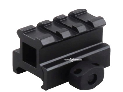 VECTOR OPTICS zvyšující RIS montáž 0,83" (2,1 CM), krátká - Černá
