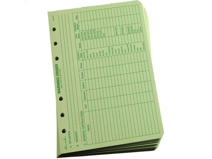 Taktický Formulář Rite in the Rain All Weather Warning Order Zelený