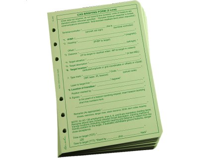 Taktický Formulář Rite in the Rain All Weather 9 LIne CAS - Close Air Support Zelený