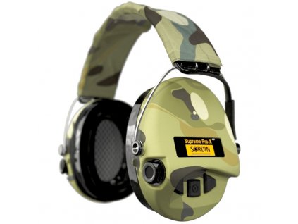 Sluchátka Sordin Supreme Pro-X LED (MULTICAM, CAMO pásek)