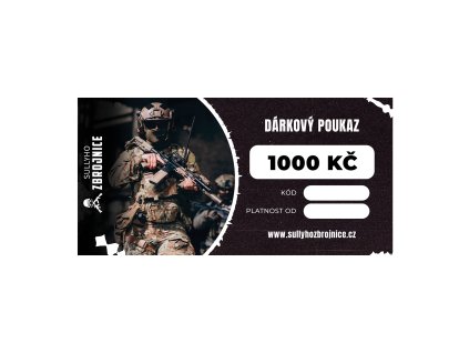 SullyhoZbrojnice darkovy poukaz 0004 Sully Voucher 1000kc