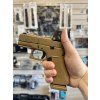 GLOCK 43X A-CUT COYOTE s kolimátorem Aimpoint COA a kov. zásobníky