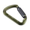 04 M TAC Carabiner 10cm with Bayonet Lock Keylock Army Green