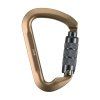 02 M TAC Carabiner 10cm with Bayonet Lock Keylock Khaki