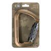 01 M TAC Carabiner 10cm with Bayonet Lock Keylock Khaki