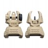 fab defense fbs rbs front back flip up sight both tan