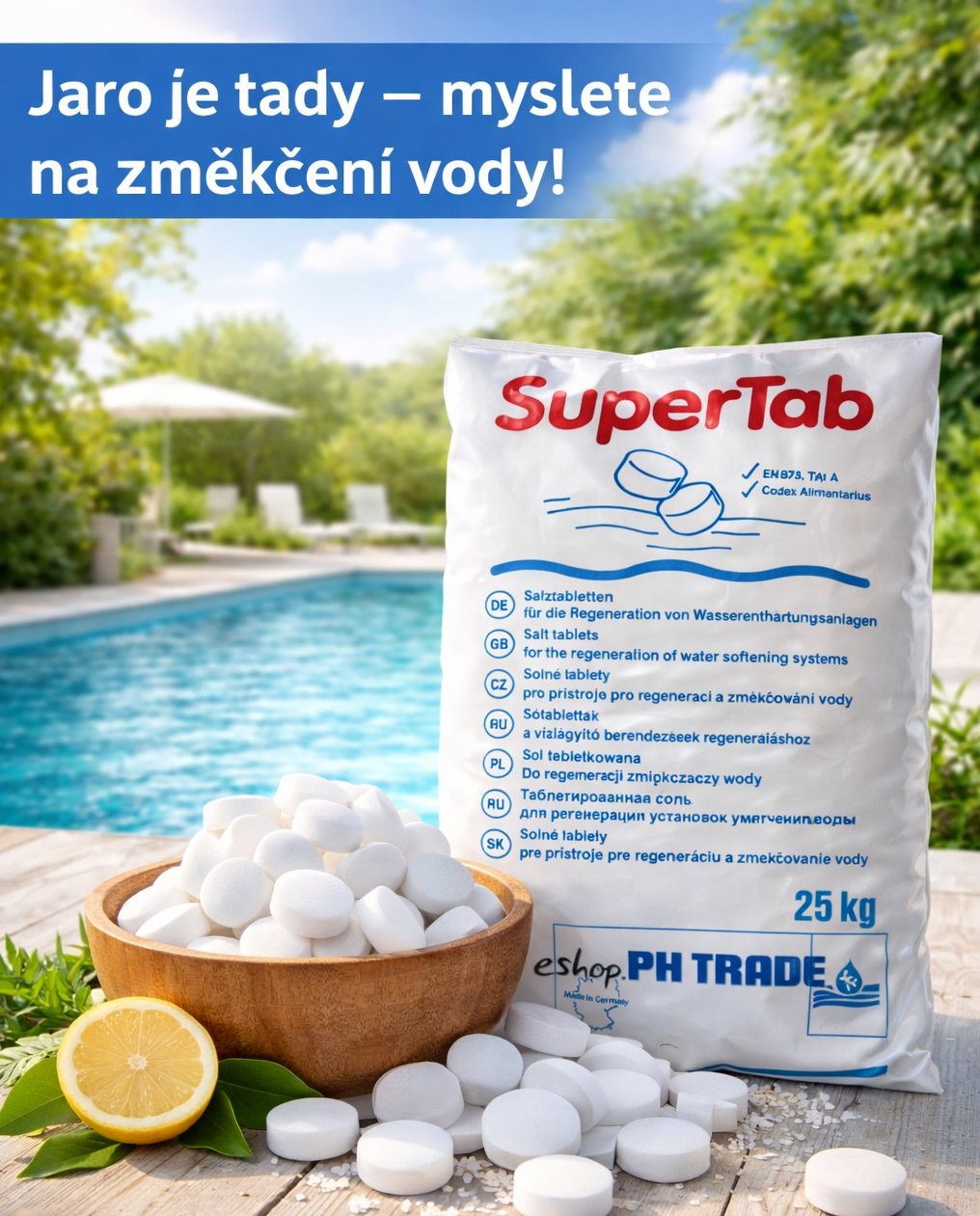 Jaro je tady – ideální čas na změkčení vody