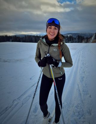 Dneska jsem si chrochtala blahem 😍❄️ První běžky jsem si užila na max, i když nebyla strojová stopa a sluníčka málo 😏 Do...