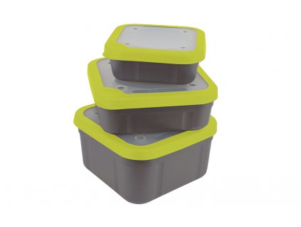 Matrix Bait Boxes - Grey/Lime