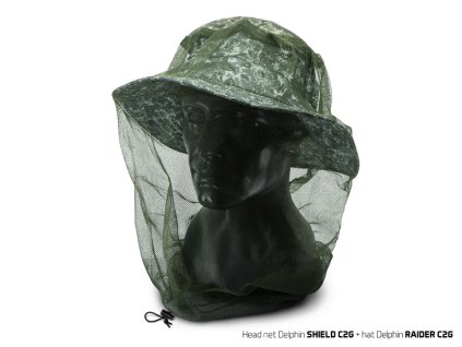 Moskytiéra na klobúk Delphin SHIELD C2G