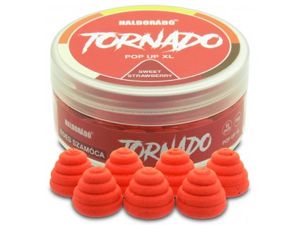Haldorádó TORNADO Pop Up XL 15 mm - Sladká jahoda