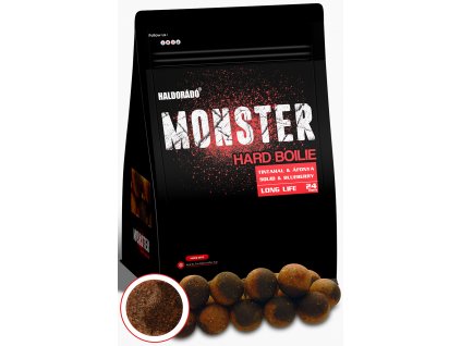 HALDORÁDÓ MONSTER Hard Boilie 24+ - Tintahal & Áfonya