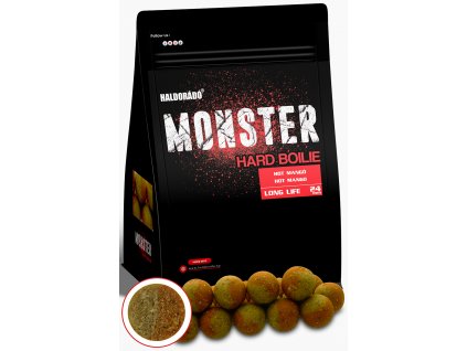 HALDORÁDÓ MONSTER Hard Boilie 24+ - Hot Mangó