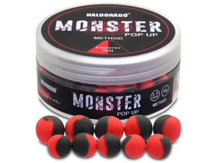 Haldorádó MONSTER Pop Up Method 9, 11 mm - Pikantná pečeň / Fűszeres Máj