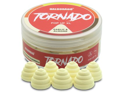Haldorado TORNADO Pop Up XL 15 mm - Cesnak a mandle
