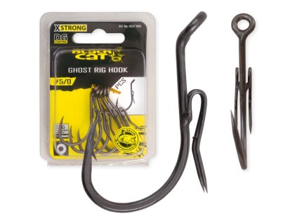 BLACK CAT - Háčik Ghost Rig DG Coating veľ.5 ks
