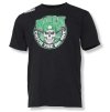 madcat tricko skull logo t shirt black