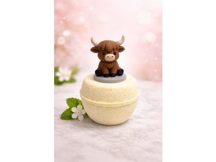 Šumivá bomba s horskou krávou