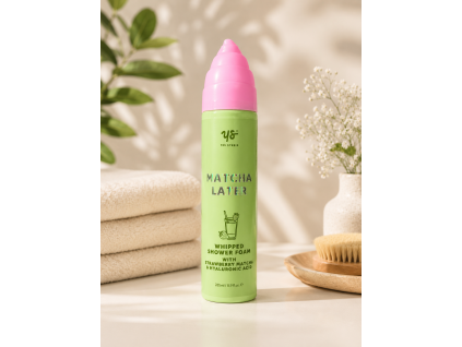 Šlehačková sprchová pěna, Strawberry Matcha