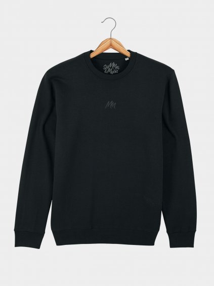 unisex crew neck cerna 01