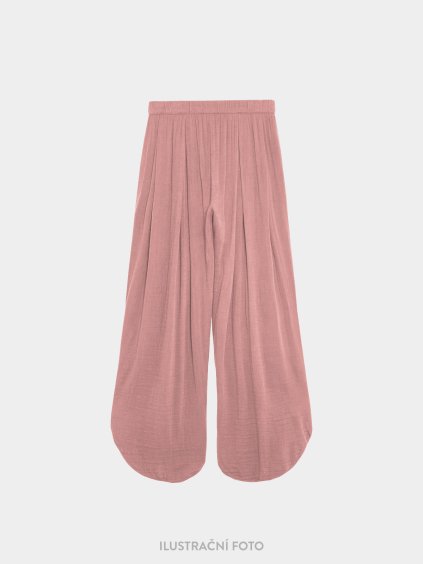 muselin kalhoty studio pink