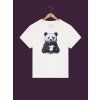 Dámské tričko Bear & Brew · Bílá vintage