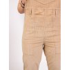 Manšestrové kalhoty s laclem · Písková