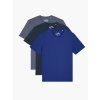 3 Pack / Pánská Basic trička · Blue Utility