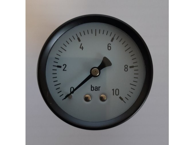 Manometr standardní pr. 63 mm, zadní G1/4, 0 - 10 bar