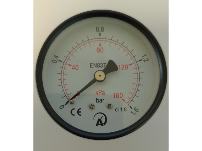 63mm zadní G1 4 0 1,6 bar 0 160 kPa