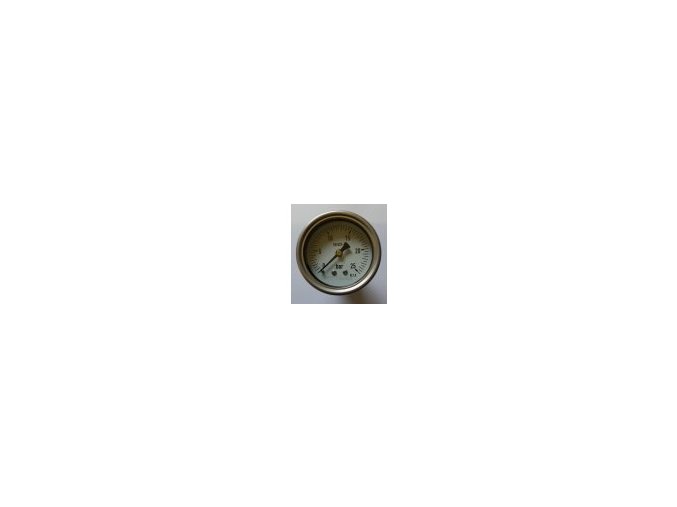 Manometr celonerezový pr.63mm, zadní přípoj G1/4", rozsah 0-100 bar