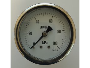 63mm zadní M12x1,5 0 100 kPa nerez