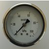 Manometr standardní pr.63mm zadní přípoj M12x1,5 0-100 kPa nerez pouzdro