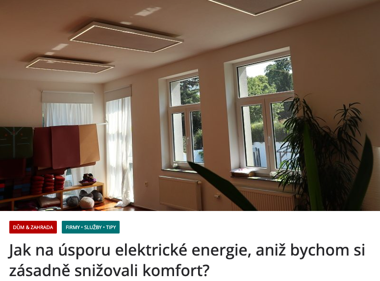 Jak na úsporu elektrické energie, aniž bychom si zásadně snižovali komfort?