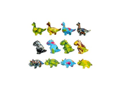 182843 magnet dinosaurus mix xs 12 ass