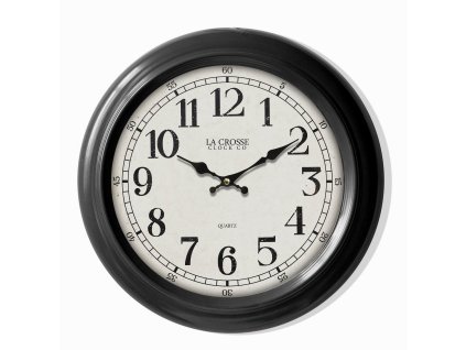 Železné nástěnné hodiny montreal;  diam 40 cm