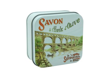 Mýdlo levandule v plechové dóze jih - most du gard