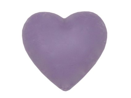 Rose heart soap 100 gramové lavender