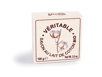 Kulaté mýdlo 100 gr organické mléko z bavlny