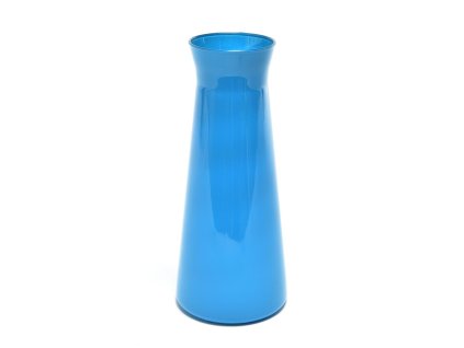 Matně modrá skleněná láhev "elegant" d 1,15 dcm10,5xh25 dárková krabice