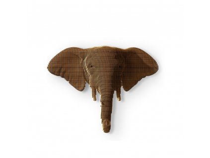 Cartonic - Designová 3D skládačka na zeď z eko-kartonu, Elephant