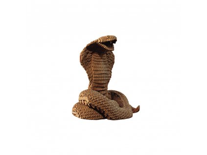 Cartonic - Designová 3D skládačka z eko-kartonu, Cobra