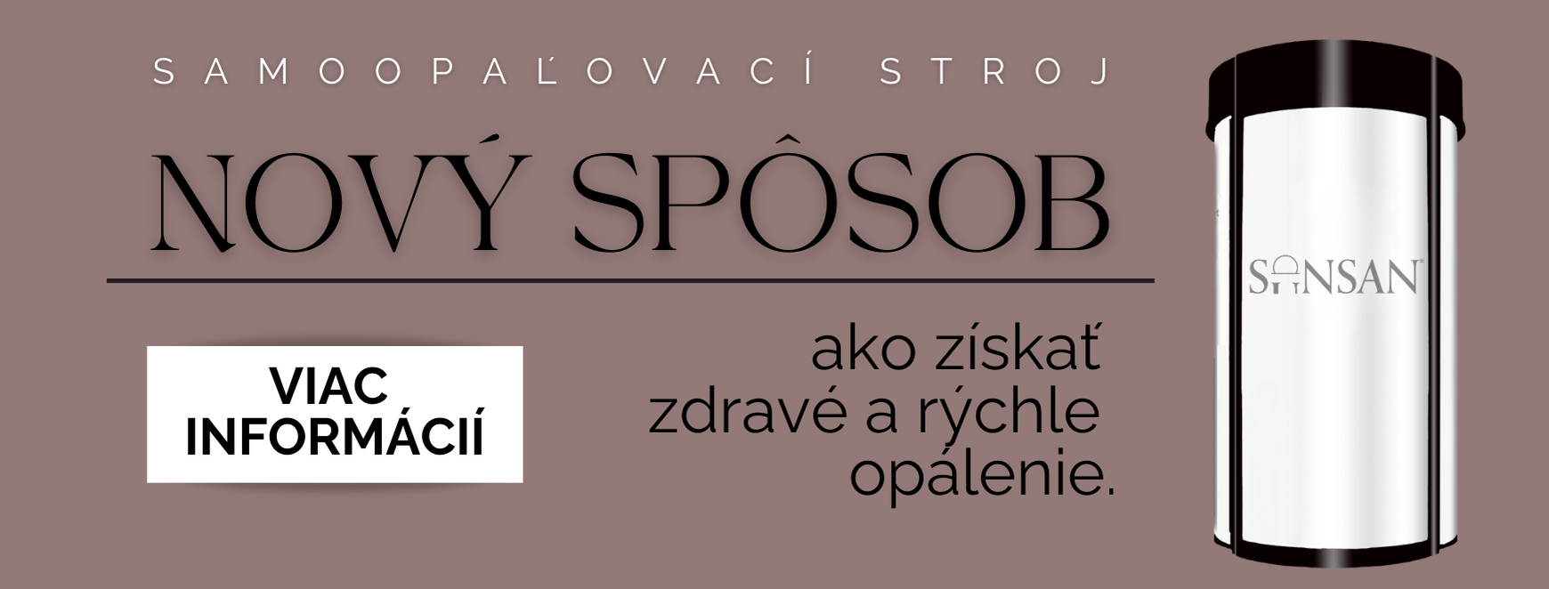 Samoopaľovací stroj